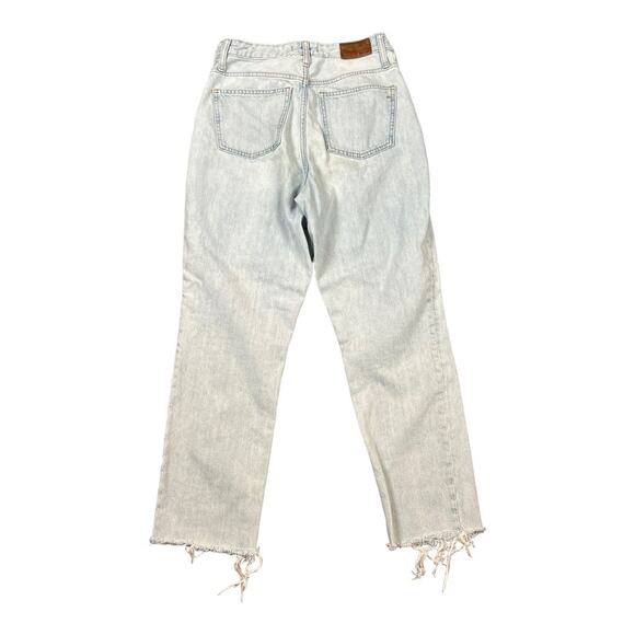 Madewell Jeans The Perfect Vintage Jean 26 Raw Hem Distressed Faded Grunge - Picture 6 of 6